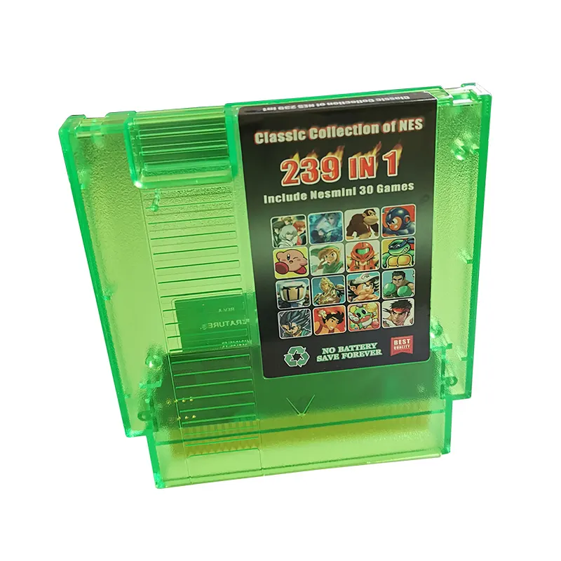 8 Bit Game Card - Super 239 in 1 Collection NES Cartridge Multicart for Classic NES Game Console | US And EUR Region Free