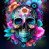 Diamond Painting-DIY Full Round Drill Skull