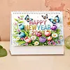 Diamond Painting Spring Scenery 2027 Paper Calendar Monthly Flip Tabletop Calendar Kit