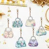 6PCS Diamond Painting Keychains Special Shape Double Sided Diamond Art Ornaments Kit