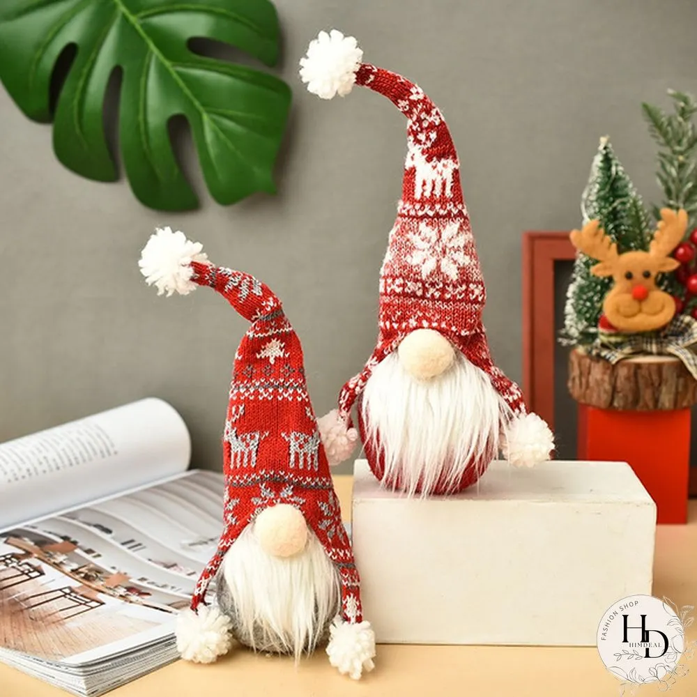 34Styles Swedish Tomte Dwarf Faceless Plush Doll Rudolph Gnomes Dwarf Santa Claus Elf Doll Ornaments