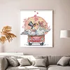 Walk With Love - 14CT/16CT Stamped Cross Stitch 17*19cm/6.69*7.48in(Brand)