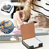 Feathers Leather Diamond Painting Notecard Box 5D DIY Diamond Art Note Box