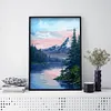 Diamond Painting-DIY Full Round Drill Mountain Lake