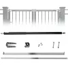 [US Local Warehouse] 6Pcs TB200B Hydraulic Gate Closer 60 to 140 Pounds in Weight Closing Automatic Door Closers 40 to 64 Inches in Width Gate Limit Hydraulic Buffer for Home Yard/Fences/Gardens