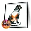 Tiger Landscape-Full Round Diamond Painting 