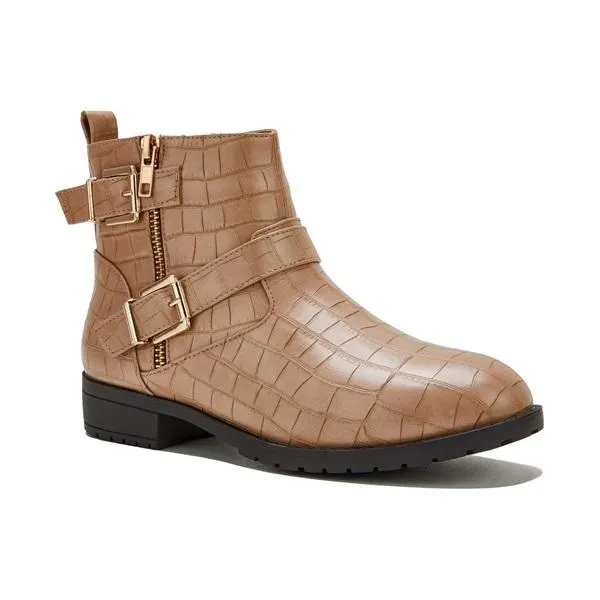 Women's Side Zipper Wide Fit Boots