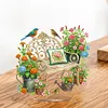 (US Local)Acrylic Special Shaped Garden Lounge Chair Table Top Diamond Painting Ornament