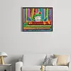 >SALE<5D DIY Full Round Drill Partial AB Diamond Painting Reading Frog Kit 55x45cm