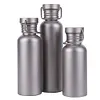 500/600/750ml Titanium Water Bottle with Lid Sports Kettle for Outdoor Picnic