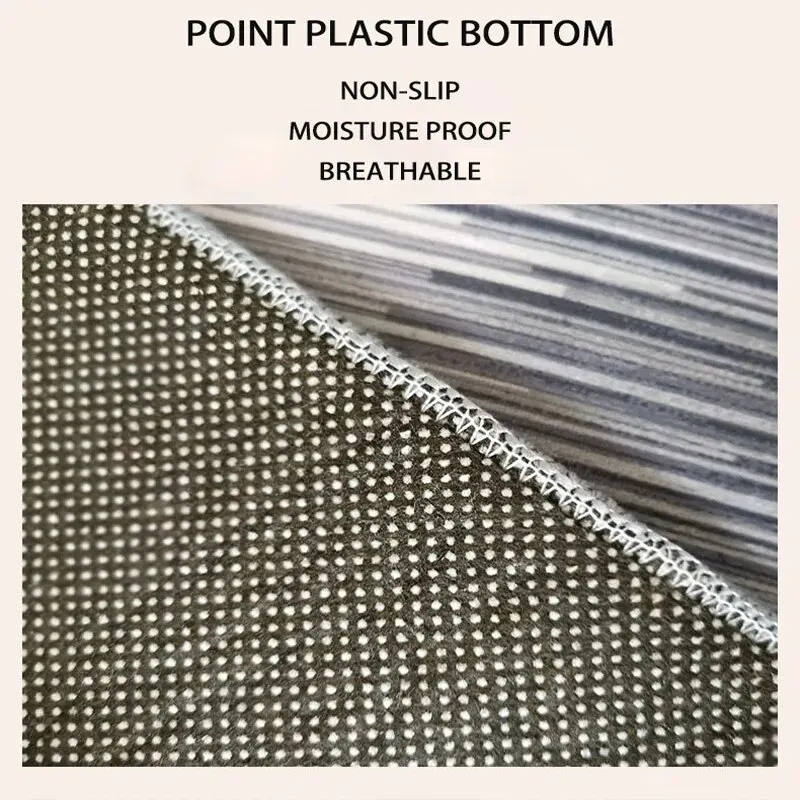 Athvotar Round Carpets Modern Living Room Sofa Coffee Table Rug Simplicity Decoration Bedroom Carpet Kitchen Bathroom Non-slip Rugs