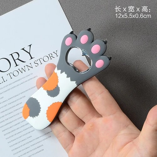 Athvotar Cute Animal Paw Wine Bottle Opener Beer Bottle Opener Cat Magnet Refrigerator Sticker Dog Fridge Magnet Beer Opener