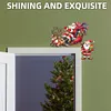 (US Local)DIY Xmas Diamond Painting Wooden Door Pendants Decoration for Feiend Gifts (Elk)