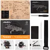 Mechanical Claw Model Kit 3D Wooden ClawBot Puzzle for Adults and Teens Self-Assembly Robot Arm Building Kits to Build Laser-Cut Wooden Puzzle Mechanical Toy Realistic Robot Toy Gifts