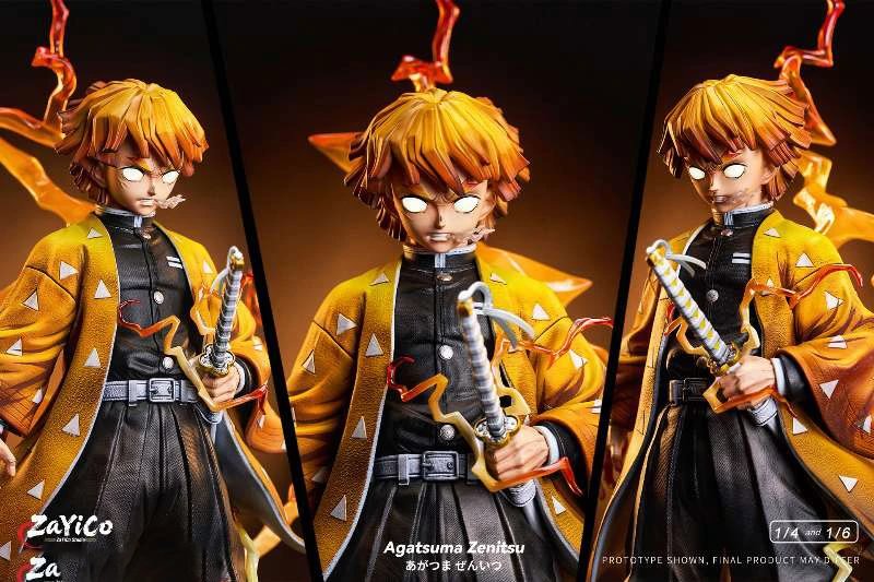 1/6 & 1/4 Scale Zenitsu Agatsuma with LED - Demon Slayer: Kimetsu