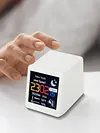 Mini Smart WIFI Weather Station Clock DIY Cute GIF Animations Desktop Decoration