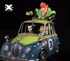 Driving Android 18 with LED - Dragon Ball Resin Statue - B-SIX Studios [In Stock]