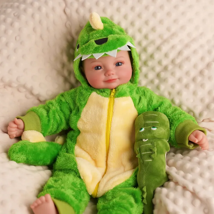 Babeside Smiling Reborn Baby Sena&nbsp;17" Poseable & Structured Newborn Boy Healing of the Heart
