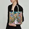 Diamond Painting Fairy Tale Town Tote Bag Handbag