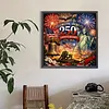 Diamond Painting -DIY Round Drill 250th Anniversary of USA(40x40cm)
