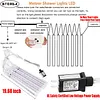 Meteor shower lamp outdoor led solar street lamp atmosphere lamp colorful outdoor rainproof lantern Christmas