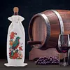 5D DIY Special Shaped Drill Diamond Painting Wine Bottle Bags Covers Kit(Butterfly Flower)