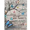 (US Local) Butterfly Letter 5D DIY Full Big Size Diamond Painting DIY Pictures Kits Full Drill Home Art40x50cm