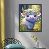 >SALE<Full Embroidery Eco-cotton Thread 11CT Printed Zodiac Ox Cross Stitch 40x50cm