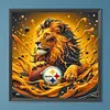 Diamond Painting-DIY Full Round Drill Pittsburgh Steelers Lions(40*40 CM)