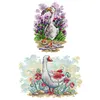 【Limited Stock Sale】(2pcs) Gooses-14CT Stamped Cross Stitch 30*21cm(Bundle Sale)