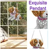 Diamond Painting Acrylic Double-side Big Dog Pendant Hanging Gem
