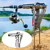 Adjustable Fishing Rod Bracket Telescopic Spring Fish Pole Bracket Fishing Tools
