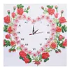 Diy Strass Horloge Partie Diamant En Forme Sp&eacute;ciale(Fonction Horloge)