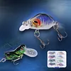 8Pcs Mini Crankbait Wobbler Fishing Lures Artificial Hard Bait Minnow Swimbait