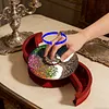 DIY Wooden Diamond Art Painting Storage Box Kit with Rotate Lid Diamond Art Painting Holder Box for Adults Beginners Home Office Decor