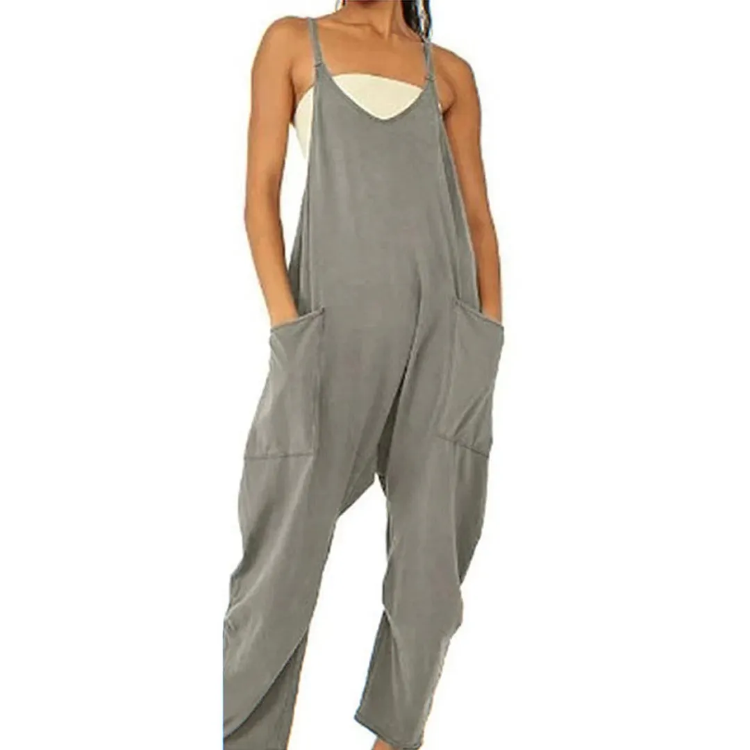 Tuoria Womens Casual Wide-Leg Jumpsuit(Buy 2 Free Shipping)