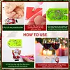8PCS DIY Diamond Painting Art Wine Glass Charm Christmas Pendant Kits