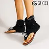 【Sprzedaż osiągnęła ponad 17 000】 Nowe i wygodne sk&oacute;rzane sandały Gucci na lato
