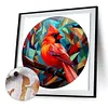 Cardinal Glass Painting-Paint by Numbers Acrylic Painting 40*40CM