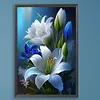 (Big Size)Blue Flowers-Paint by Numbers Acrylic Painting 40*60CM(HOT)