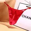 Hot Seamless Silky Satin Low-Rise Panties