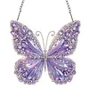 Diamond Painting Acrylic Double-side Butterfly Pendant Hanging Gem