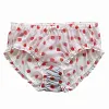 Plus-size mid-waist, hip-hugging, sheer mesh briefs