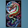 >SALE<5D DIY Full Round Drill Diamond Painting Dragon Kit Home Decoration Art Craft