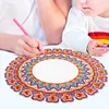 DIY Diamonds Painting Mirror Datura Special Shaped Crystal Drill Crafts Kit