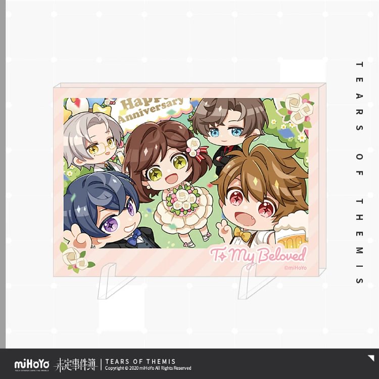 Anniversary Series Q Version Acrylic Refrigerator Sticker Decoration [Original Tears of Themis Official Merchandise]