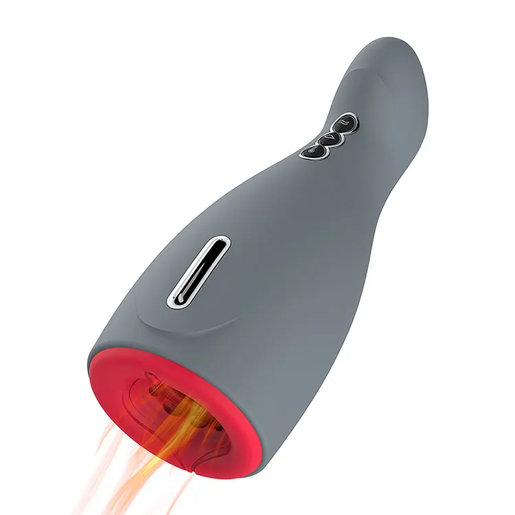 Full automatic swing oral sex sucking warm vibrating masturbator