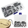 240Pcs Fishing Hooks Octopus FishHooks Fishing Barbed Hooks Fishing Accessories