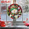 (US Local) DIY Xmas Diamond Painting Ornament with Clock Function Creative Craft