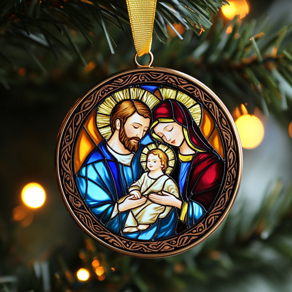 Christian Blessing Glow WN1610013CL Personalized Christmas Ornament